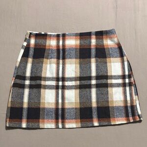 SHEIN Plaid high waisted mini skirt